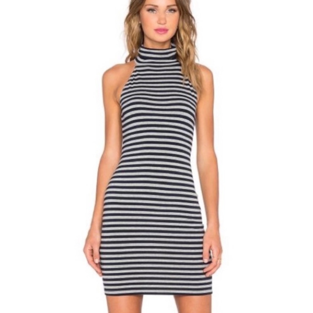Capulet Sleeveless Turtleneck Mini Dress